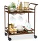 Best Choice Products 2-Tier Rolling Bar Cart Indoor/Outdoor w/ Storage Shelves, Wine Rack, Lockable Wheels